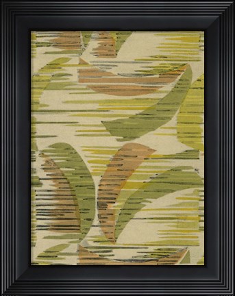 Framed Delicate Deco Pattern VII Print