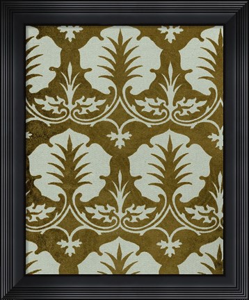 Framed Medallion Motif IV Print
