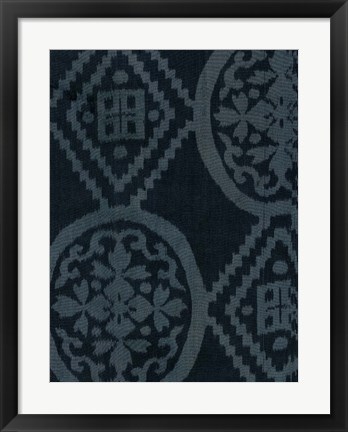 Framed Japanese Patterns I Print