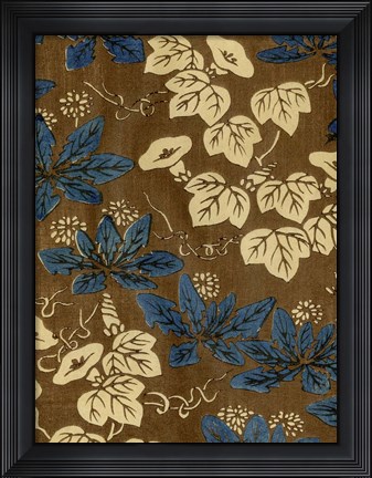 Framed Japanese Patterns II Print