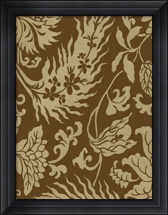 Framed Japanese Patterns III Print