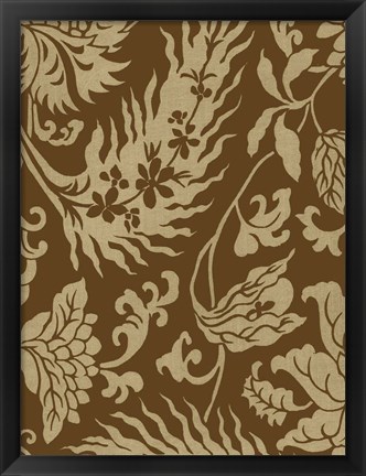 Framed Japanese Patterns III Print
