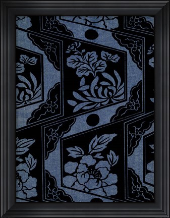 Framed Japanese Patterns IV Print