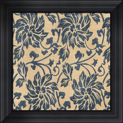 Framed Japanese Patterns IX Print