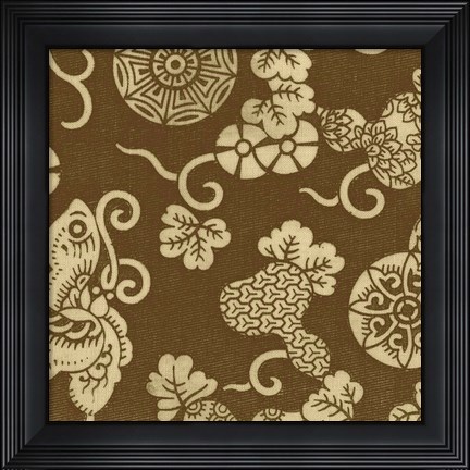 Framed Japanese Patterns X Print