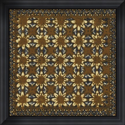 Framed Ethnic Batik I Print