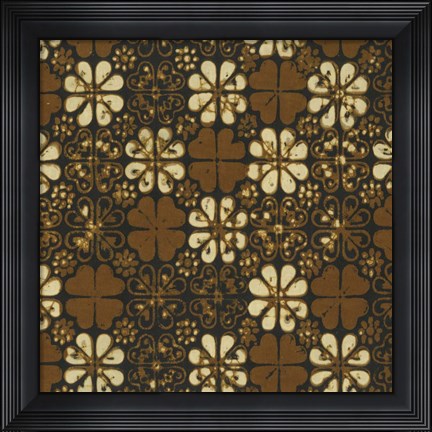 Framed Ethnic Batik II Print