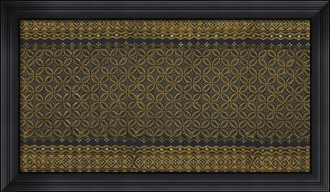 Framed Ethnic Batik IV Print