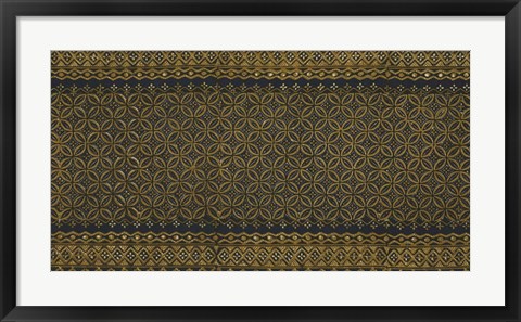 Framed Ethnic Batik IV Print