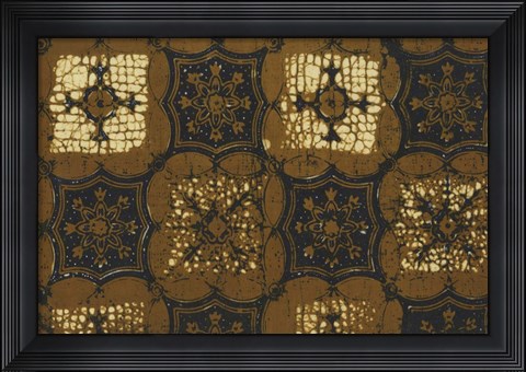 Framed Ethnic Batik V Print