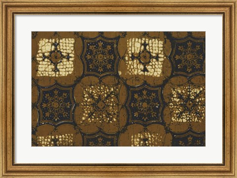 Framed Ethnic Batik V Print