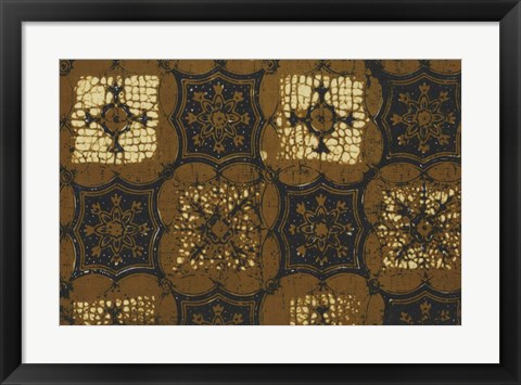 Framed Ethnic Batik V Print