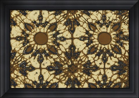 Framed Ethnic Batik VI Print