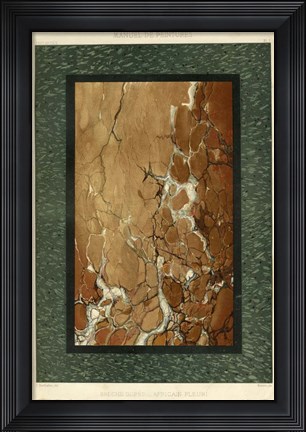 Framed Marble Varieties I Print