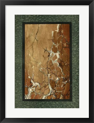 Framed Marble Varieties I Print