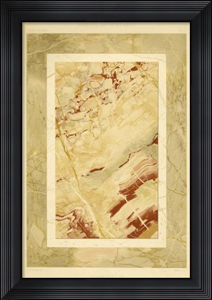 Framed Marble Varieties II Print