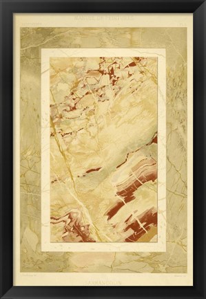 Framed Marble Varieties II Print