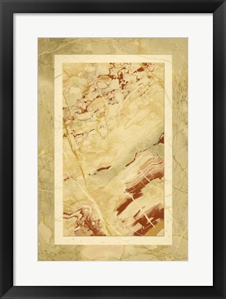 Framed Marble Varieties II Print