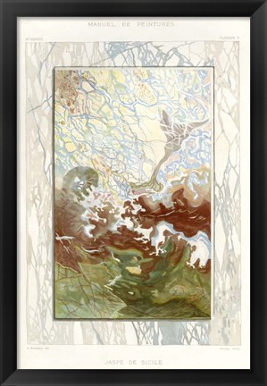 Framed Marble Varieties IV Print