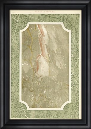 Framed Marble Varieties VI Print
