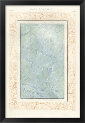 Framed Marble Varieties IX Print