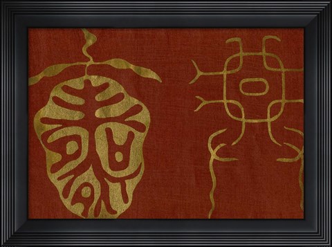 Framed Japanese Symbols II Print