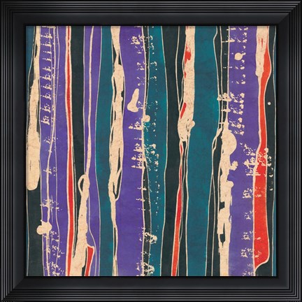 Framed Sgraffito II Print