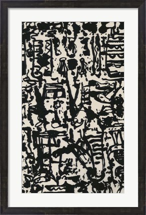 Framed Graphic Mod Abstract I Print