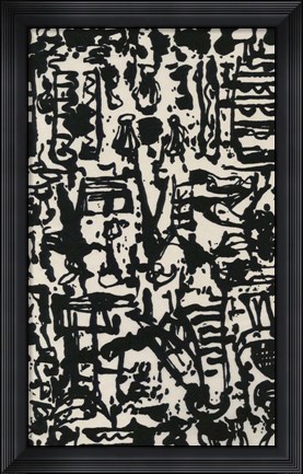 Framed Graphic Mod Abstract I Print