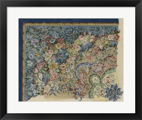 Framed Vintage Design Sketch I Print