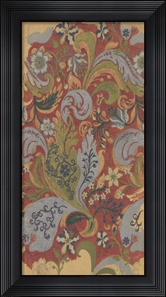 Framed Vintage Design Sketch V Print