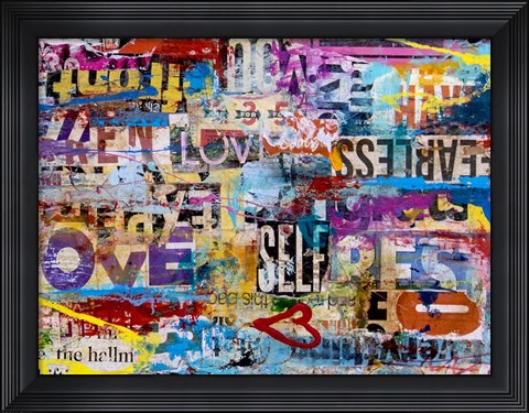 Framed Metromix Luv II Print