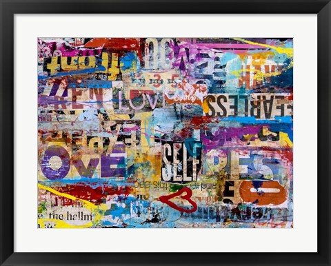 Framed Metromix Luv II Print