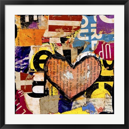 Framed Mixed Luv Print