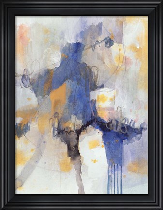Framed Watercolor Tatter II Print