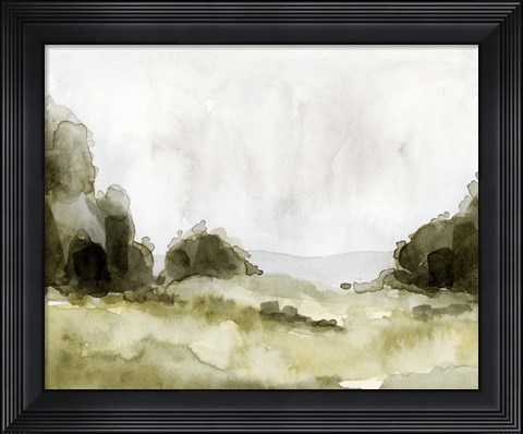 Framed Simple Watercolor Scape II Print