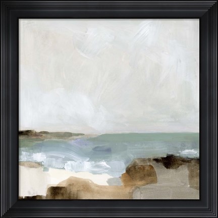 Framed Ocean Sigh I Print
