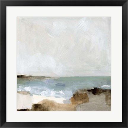 Framed Ocean Sigh I Print