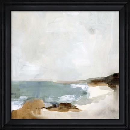 Framed Ocean Sigh II Print