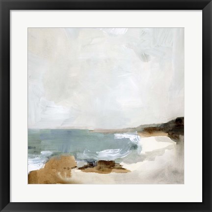 Framed Ocean Sigh II Print