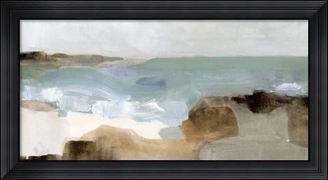Framed Ocean Sigh III Print