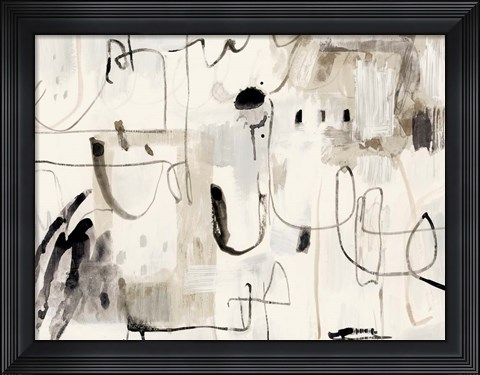 Framed Net Neutral I Print