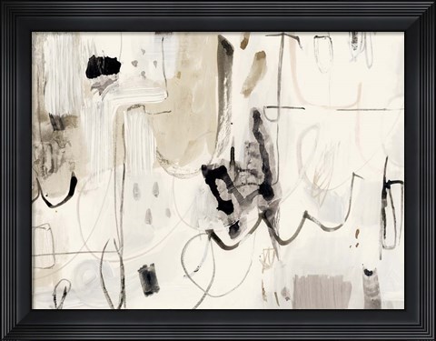 Framed Net Neutral II Print