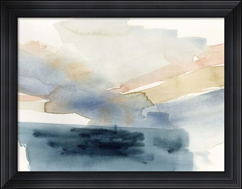 Framed Watercolor Swathe II Print