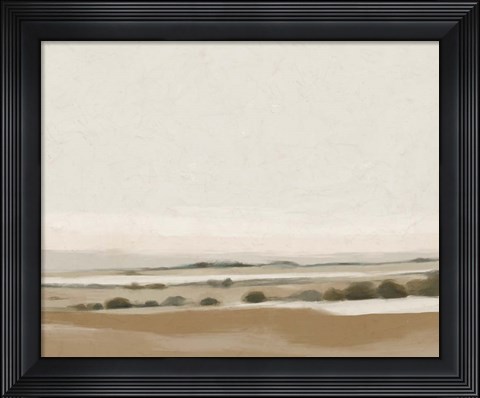 Framed Hazy Frontier II Print