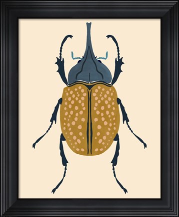 Framed Beetle Bug II Print