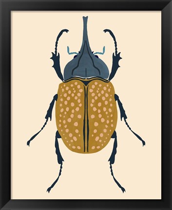 Framed Beetle Bug II Print