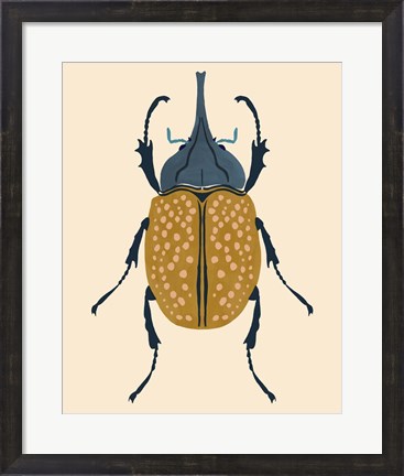 Framed Beetle Bug II Print