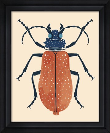 Framed Beetle Bug III Print