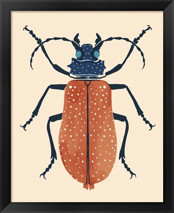 Framed Beetle Bug III Print